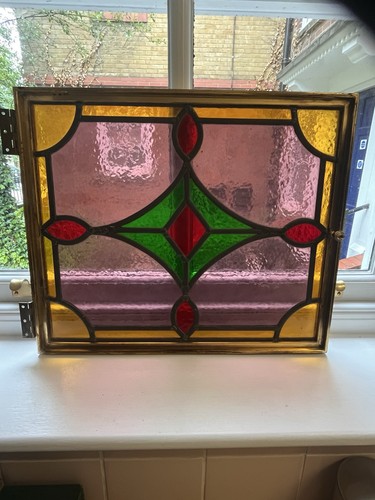 Antique stained glass - antique,