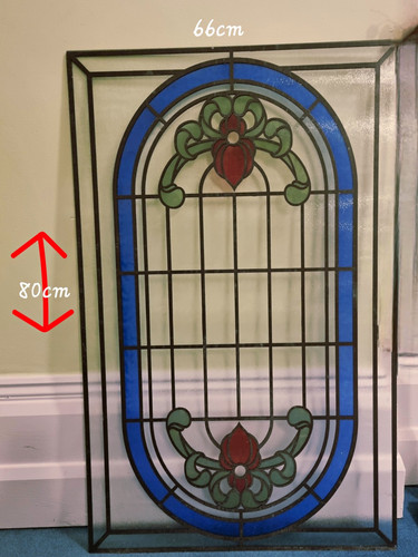 Antique original leaded art - original,