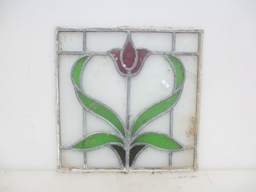 Antique stained glass - stained, window