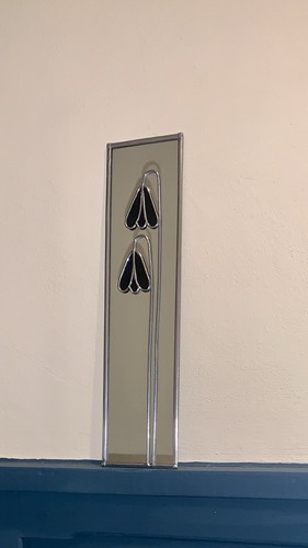 Stained glass effect mirror - glass,