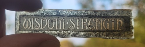 Stained glass wisdom strength - stained,