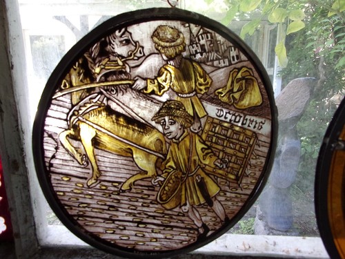 Stained glass window - stained,