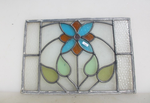 Antique stained glass - antique, window