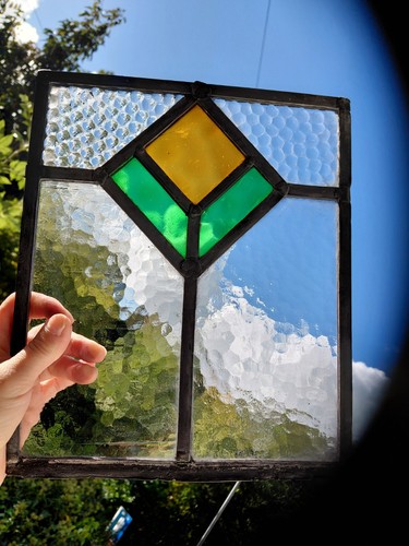 Stained glass old antique - old,