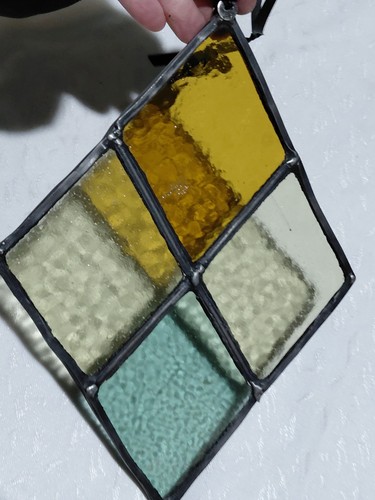 Stained glass suncatcher old - stained, suncatcher,