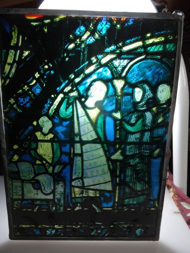Vintage stained glass - vintage, look