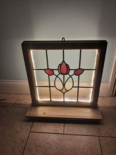 Stained glass window antique - stained, window/antique
