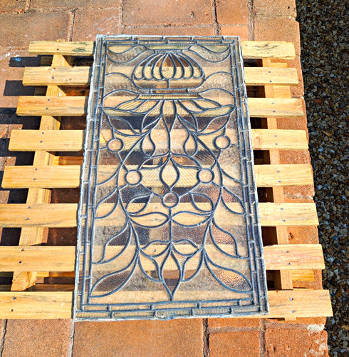 Antique art nouveau - antique, leaded