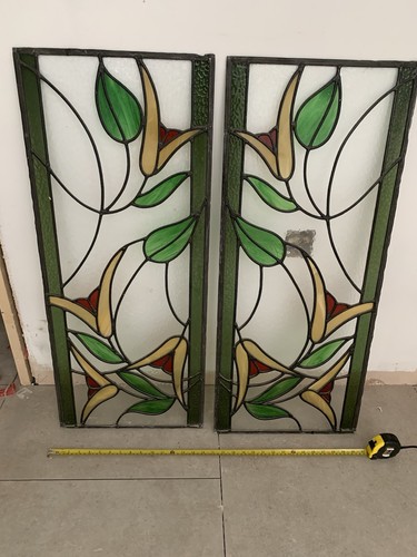 Art nouveau leaded textured - art,