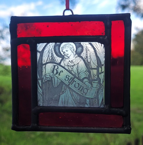 Stained glass strong - stained,