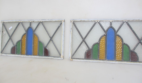 Antique stained glass window - antique,