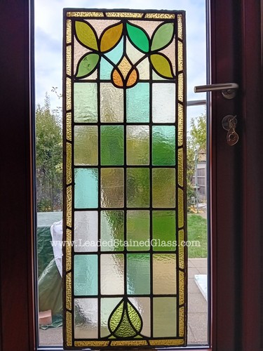 390mm 1063mm leaded stained - x,