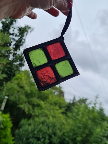 Colourful old leaded - old,