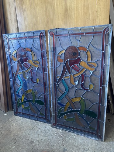 Reclaimed old leaded staind - old,