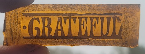 Stained glass grateful - glass,