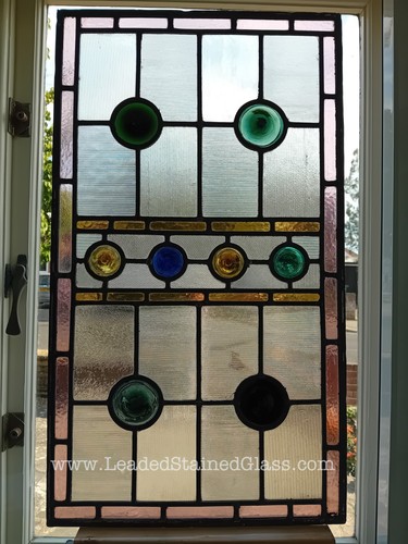 398mm 703mm leaded stained - ,