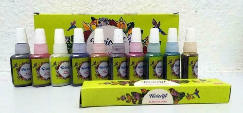 Water based glass paints - 10,