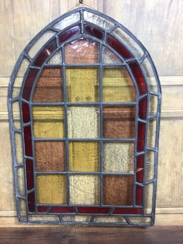 Antique leaded stained glass - leaded,