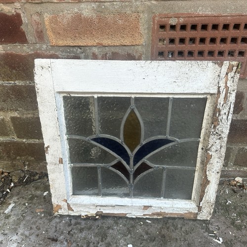 Vintage leaded stained glass - leaded,