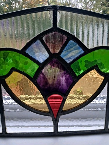 Art nouveau stained glass - art,