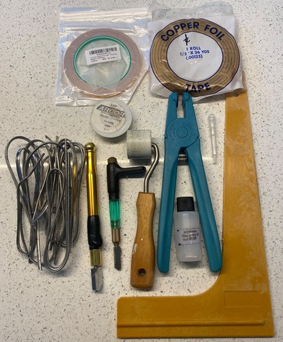 Stained glass tools supplies - glass, &