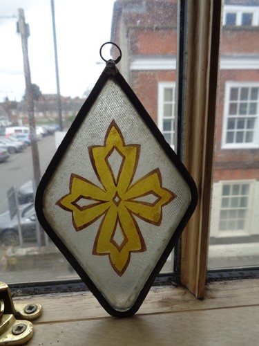 Antique vintage stained glass - antique,