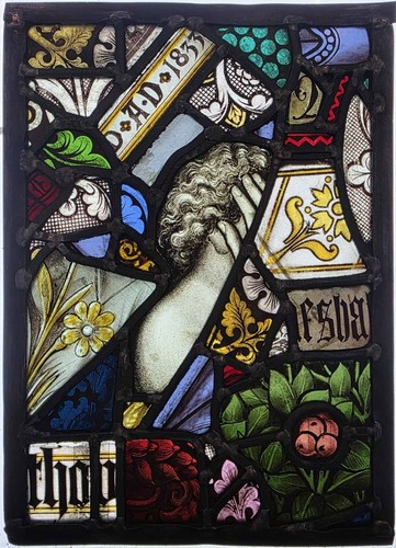 Stained and painted - , glass