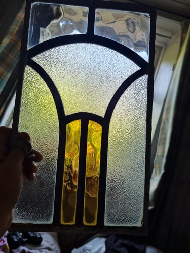 Old antique piece leaded - of,