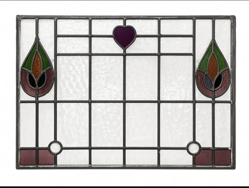 Original leaded stained - , glass
